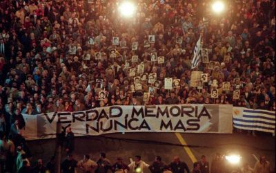 Marcha del Silencio: Por la verdad, la justicia y la memoria de las víctimas de la dictadura en Uruguay.