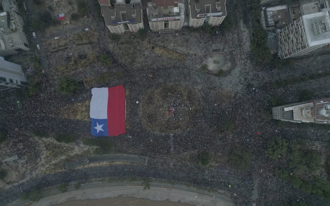 Vestigios y huellas de las protestas y la represión