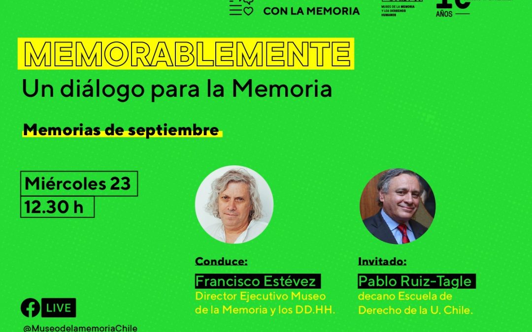 Memorablemente | Pablo Ruiz-Tagle Vial, decano de la Escuela de Derecho de la Universidad de Chile