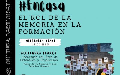 Conversatorio “El rol de la memoria en la formación”