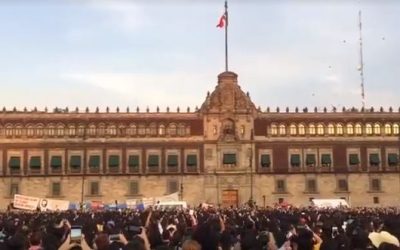 [EFE] Feministas se tomaron la Comisión de DD.HH de México para presionar atención a casos de violencia de género