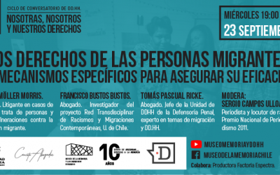 Ciclo de DD.HH. cierra con panel sobre derechos de las personas migrantes y mecanismos para asegurar su eficacia