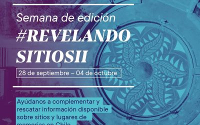 Semana de la edición Relevando Sitios II: Museo de la Memoria y Wikimedia Chile invitan a escribir sobre sitios de memoria en Chile