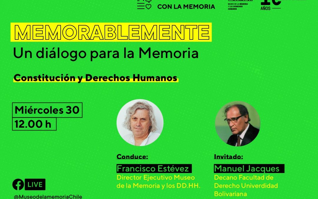 Memorablemente | Manuel JaQue, Decano Facultad de Derecho Universidad Bolivariana.