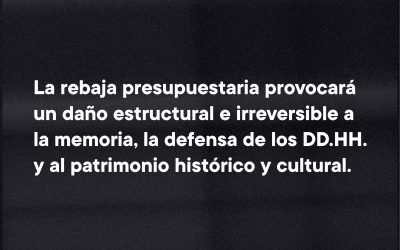 Declaración Pública por disminución del financiamiento en Ley de Presupuestos 2021