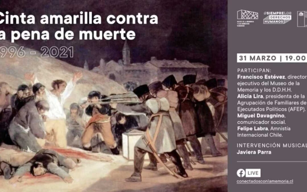Cinta amarilla contra la pena de muerte 1996-2021