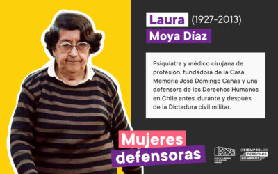#MujeresDefensoras: Laura Moya Díaz (1927-2013)